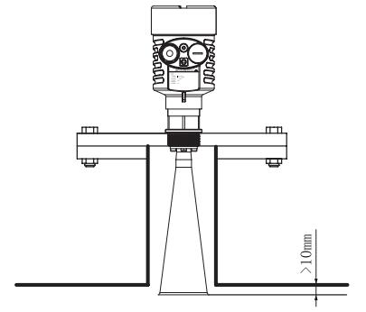 調(diào)頻雷達(dá)物位/液位計(jì)安裝圖